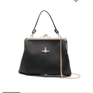 Vivienne Westwood Granny Frame Bag (leather/ gold hardware)
